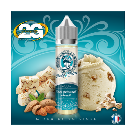 E-liquide Crème Glacée Nougat Amandes - 2GJUICES