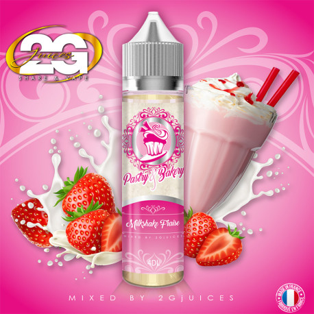 E-liquide Milkshake Fraise- PASTRY & BAKERY - 2GJUICES