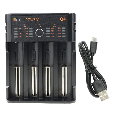 Chargeur Q4 LED E-Cig Power