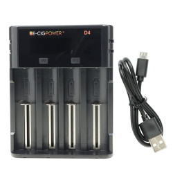 Chargeur D4 LED E-Cig Power