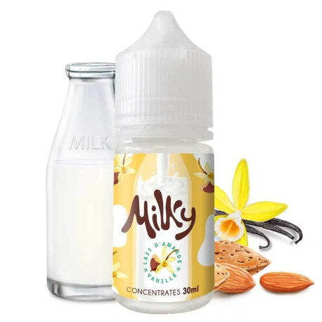 Arôme Concentré Lait d'amandes Vanille Milky Le Coq Qui Vape