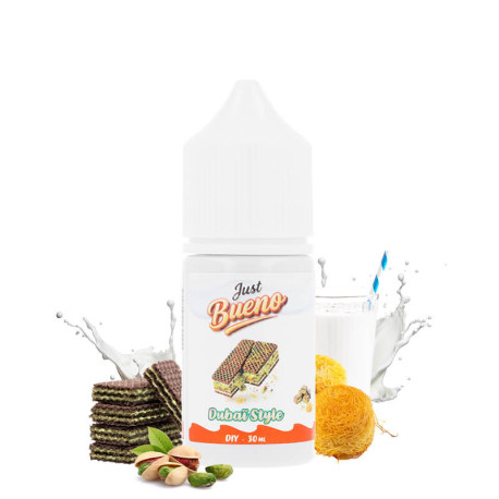 Concentré Dubai Style 30ml Just Bueno – Chocolat, Pistache & Kunafa DIY
