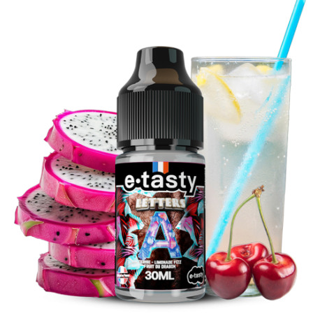 Concentré Letters A 30ml E-Tasty – Limonade, Cerise & Fruit du Dragon