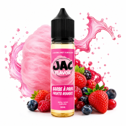E-liquide Barbe à Papa Fruits Rouges 50 ml Jac Flavor