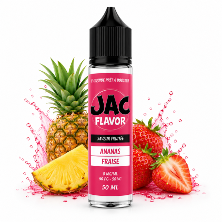E-liquide Ananas Fraise 50 ml Jac Flavor