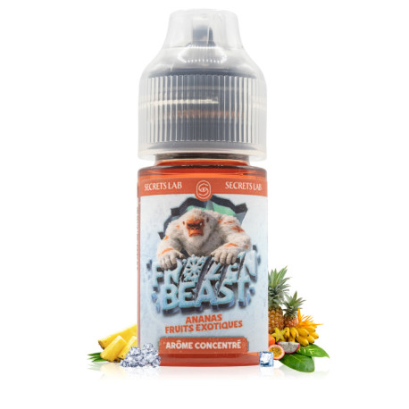 Concentré Ananas Fruits Exotiques 30ml Frozen Beast – Secret's Lab