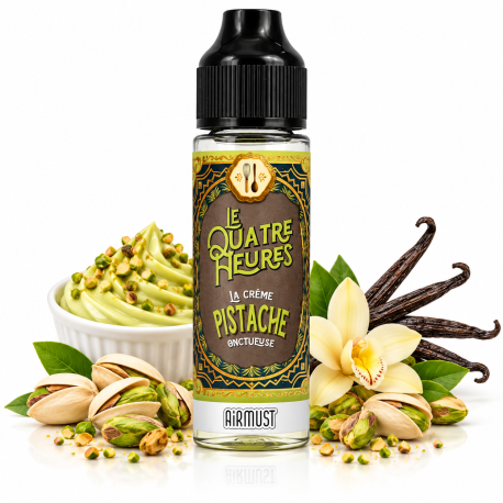 E-liquide La Crème Pistache Onctueuse 50ml Le Quatre Heures – Airmust