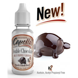 Arôme Double Chocolate V2 Capella pour liquide DIY 10 ml