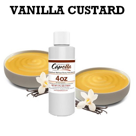 Arôme vanilla custard 4oz ( 118 ml )