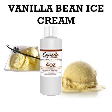 Arôme vanilla bean ice cream 4oz ( 118 ml )