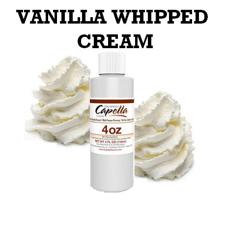 Arôme vanilla whipped cream 4oz ( 118 ml )