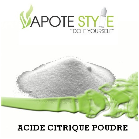 ADDITIF ACIDE CITRIQUE EN POUDRE 5 G