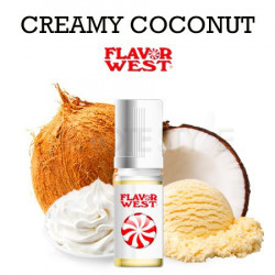 ARÔME DIY CREAMY COCONUT POUR LIQUIDE CIGARETTE ELECTRONIQUE FLAVOR WEST