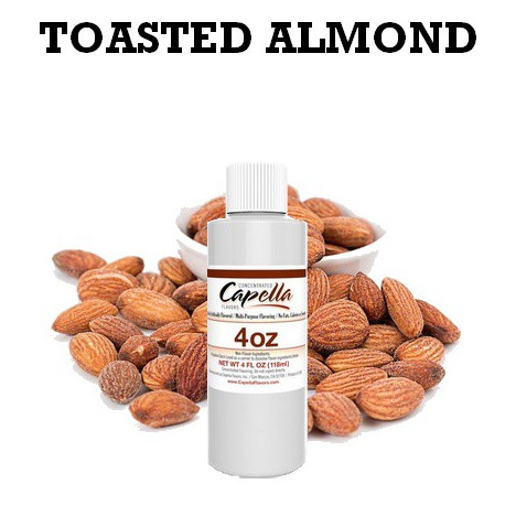 Arôme Toasted Almond 4oz ( 118 ml ) capella