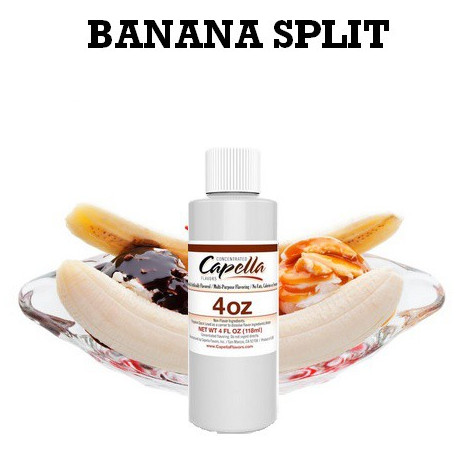 Arôme  banana split 4oz ( 118 ml )