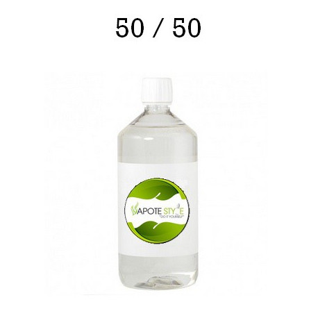 BASE 50/50 SANS NICOTINE 1 LITRE - VAPOTE STYLE