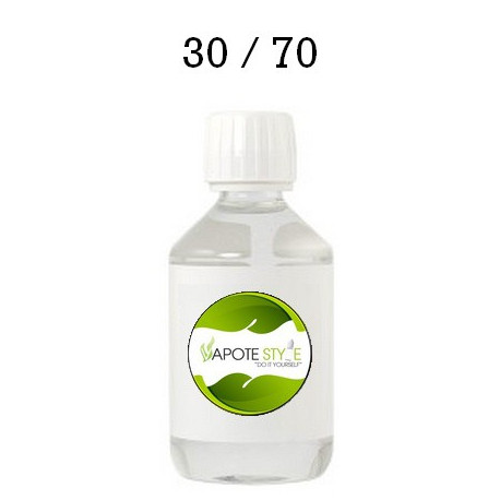 Base pour e-liquide Vapote Style 30% PG 70% VG 0mg de nicotine