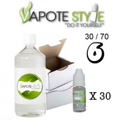 BASE E-LIQUIDE 1 LITRE 30/70 NICOTINE 6 MG TPD