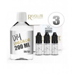 BASE 50/50 REVOLUTE E-LIQUIDE 3 MG NICOTINE PACK 200 ML