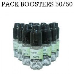 Pack de 10 Boosters nicotine Vapote Style 50/50