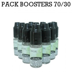Pack de 10 Boosters nicotine Vapote Style 70/30
