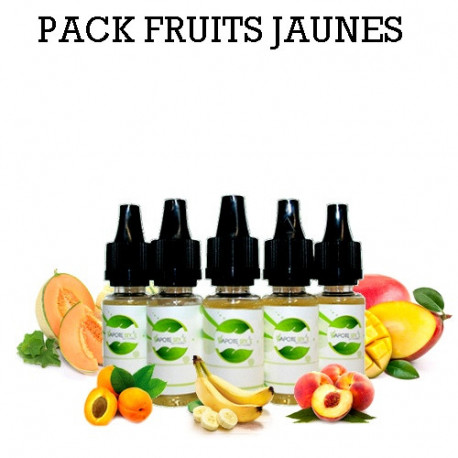 Pack d'arôme fruits jaunes - vapote style Pack d'arôme fruits jaunes - vapote style