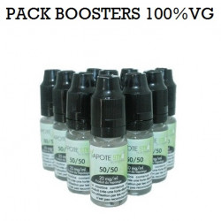 Pack de 10 Boosters nicotine Vapote Style 100% VG