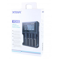 Chargeur MC4S 4 accus XTAR pour accus de mod de cigarette electronique