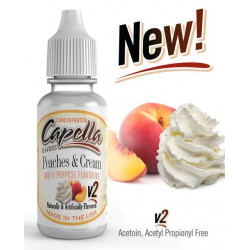 Arôme Peaches and Cream v2 Flavor 10 ml - Capella