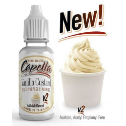 Arôme Vanilla Custard v2 Flavor 10ml - Capella