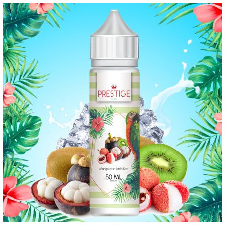 E-liquide Mangoustan, Litchi, Kiwi 50ml Prestige Fruits