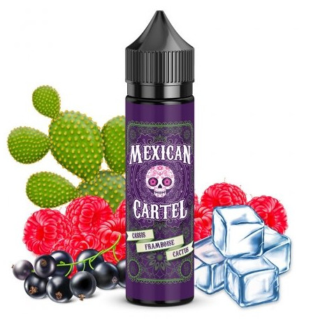 E-liquide Cassis Framboise Cactus Mexican 50ml Cartel
