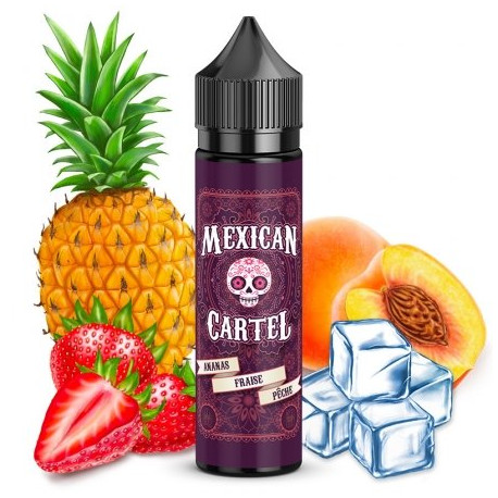 E-liquide Ananas Fraise Pêche 50ml Mexican Cartel