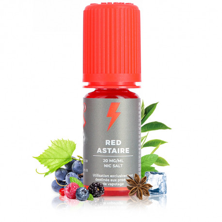 E-liquide RED ASTAIRE SEL DE NICOTINE T-JUICE NICOTINE PLUS