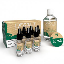 Pack 100 ml Base DIY Végétale 50/50 Revolute