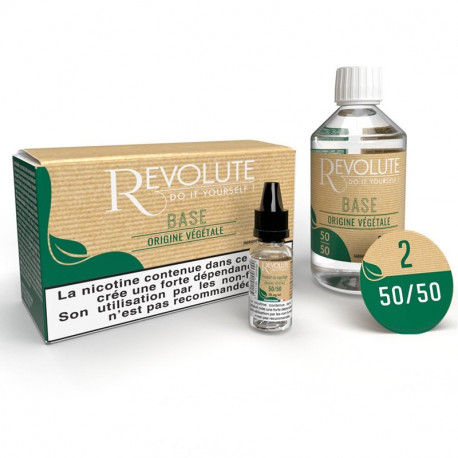 Pack 100 ml Base DIY Végétale 50/50 Revolute