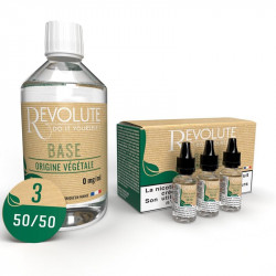 Pack 200 ml Base DIY Végétale 50/50 Revolute