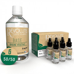 Pack 200 ml Base DIY Végétale 50/50 Revolute