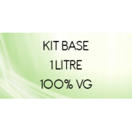 Base 100% VG Volume 1 Litre pour e liquide DIY