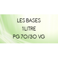 Base sans nicotine 70/30 pour e liquide DIY 1 Litre