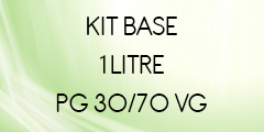 Kit base 1 litre 30/70 POUR E-LIQUIDE DIY