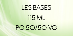 BASE E-LIQUIDE 50/50 FORMAT 115 ML