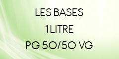 BASE SANS NICOTINE 50/50 1 LITRE POUR E-LIQUIDE DIY