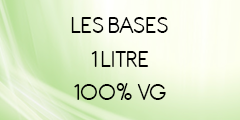 Base 100% VG 1 Litre Glycérine Végétale