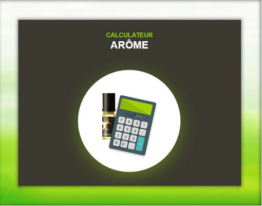 calculateur arome diy