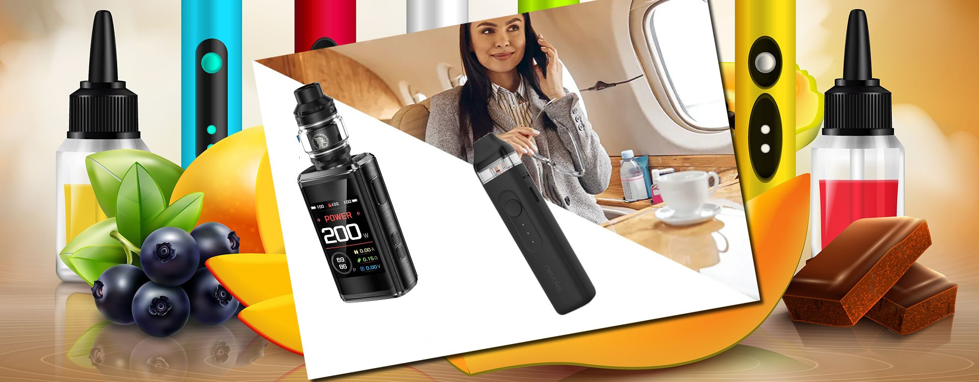 Est-il possible de voyager en avion avec sa e-cigarette