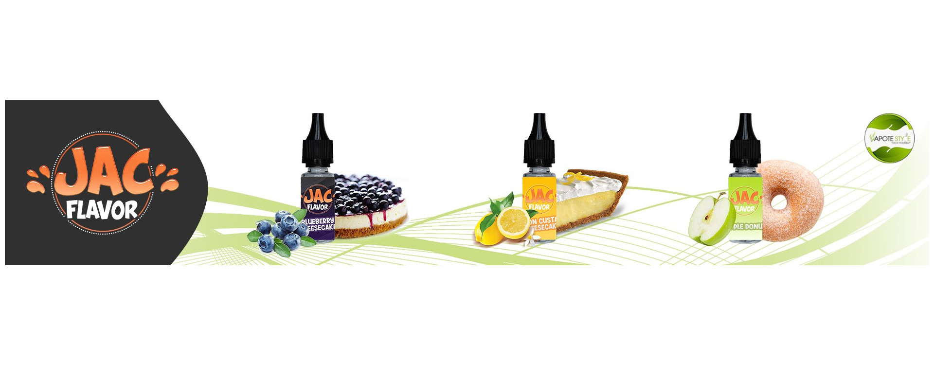 Présentation de la gamme de concentré et e-liquide Jac Flavor