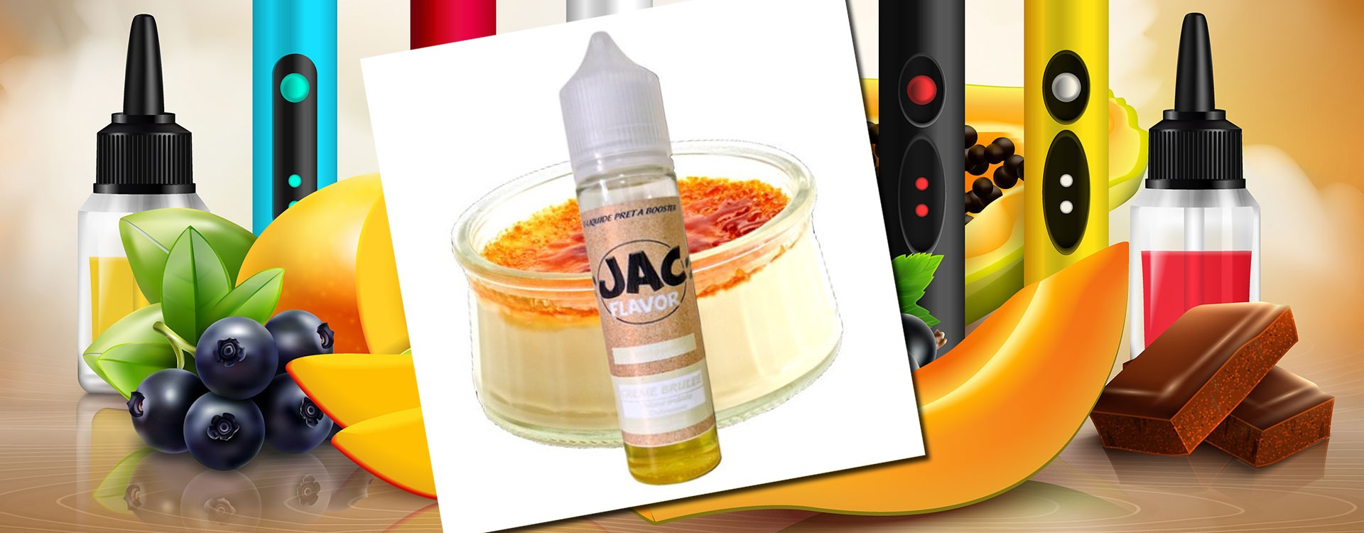 E liquide crème brulée jac flavor